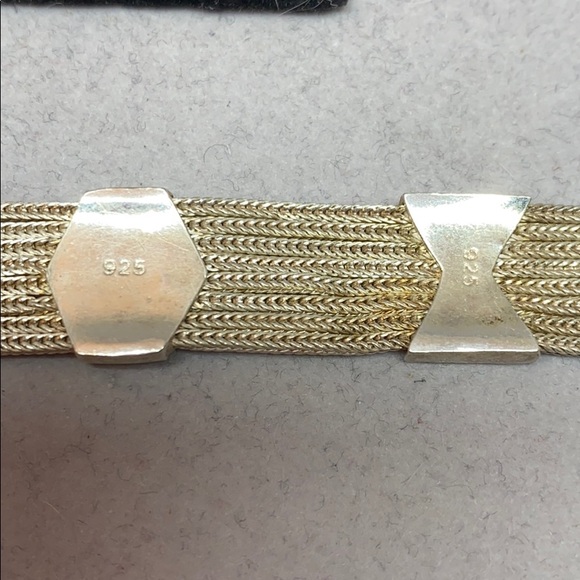 Stunning sterling silver and enamel bracelet - Picture 6 of 8